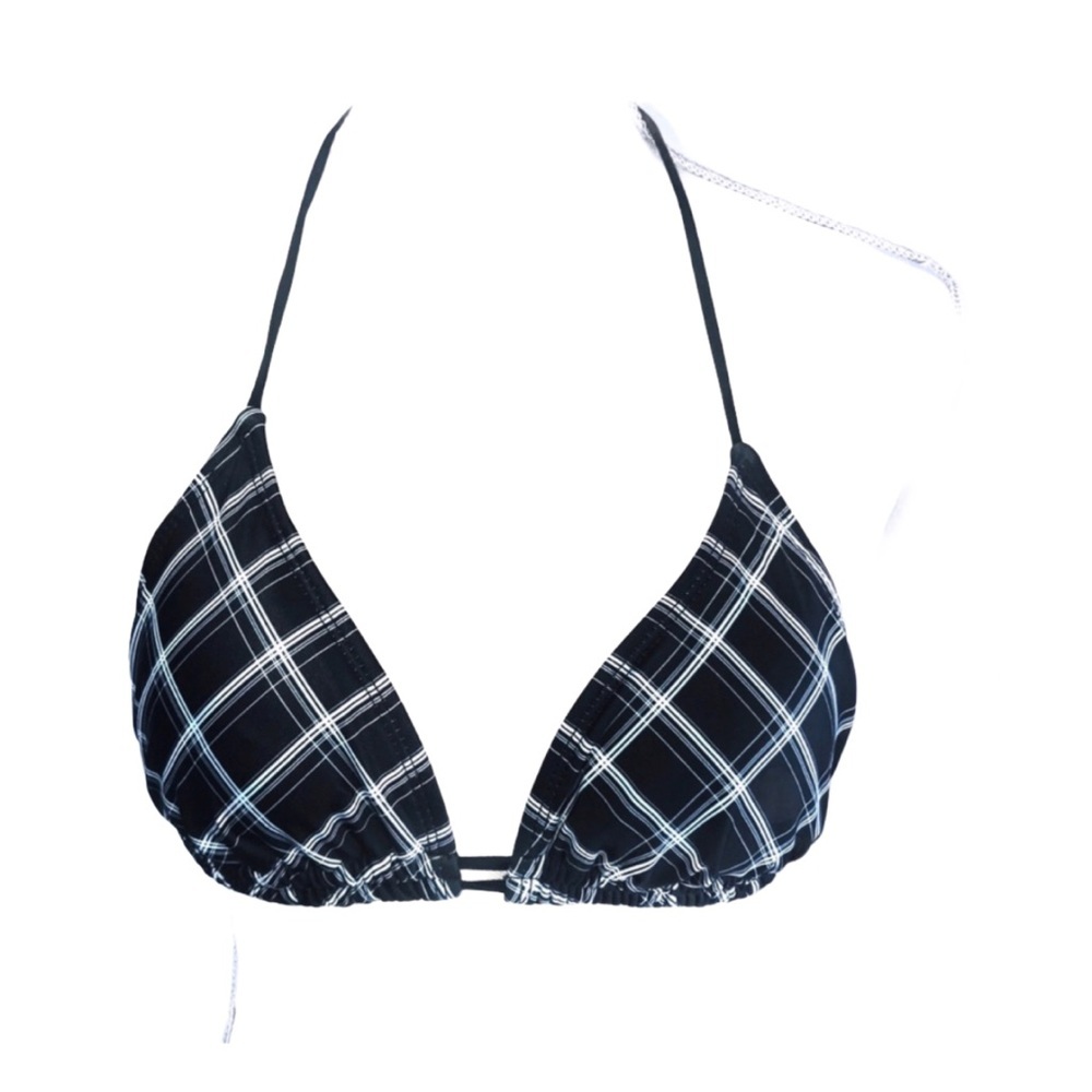 HURLEY Bikini top Black and gray Size Medium 🌷🌴